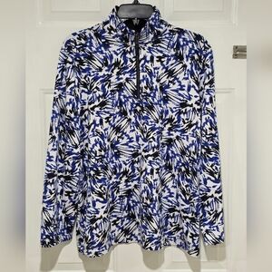 Tail White Label Women's 1/4 Zip Long Sleeve Top Golf Size XL